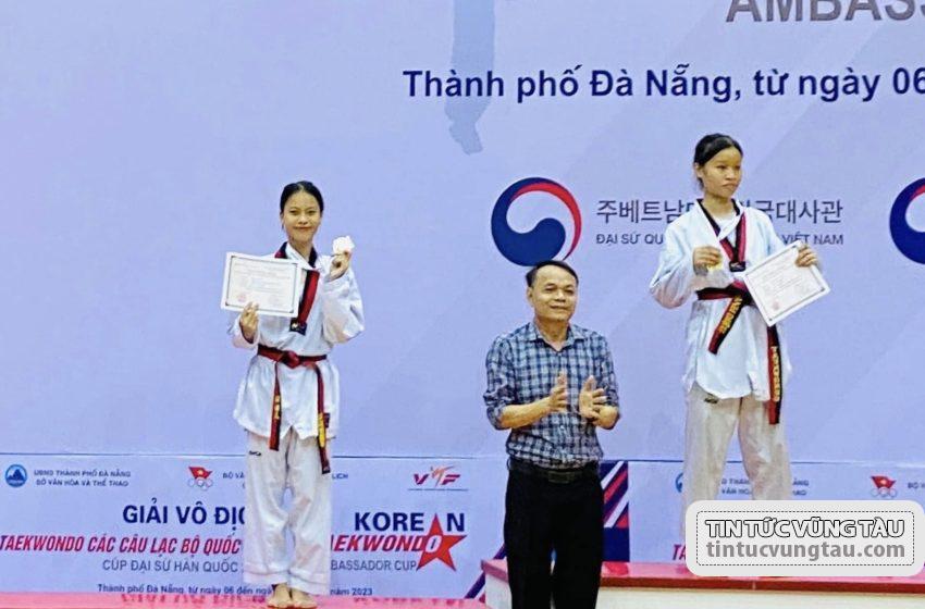  Giải vô địch Taekwondo các Câu lạc bộ Quốc gia – Cúp Đại sứ Hàn Quốc năm 2023: Bà Rịa – Vũng Tàu đoạt 10 huy chương
