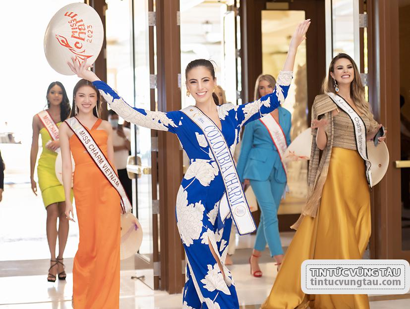 Thí sinh Miss Charm 2023 - Hoa hậu sắc đẹp quốc tế 2023 hội tụ tại The Grand Ho Tram Strip đầu tháng 2/2023.