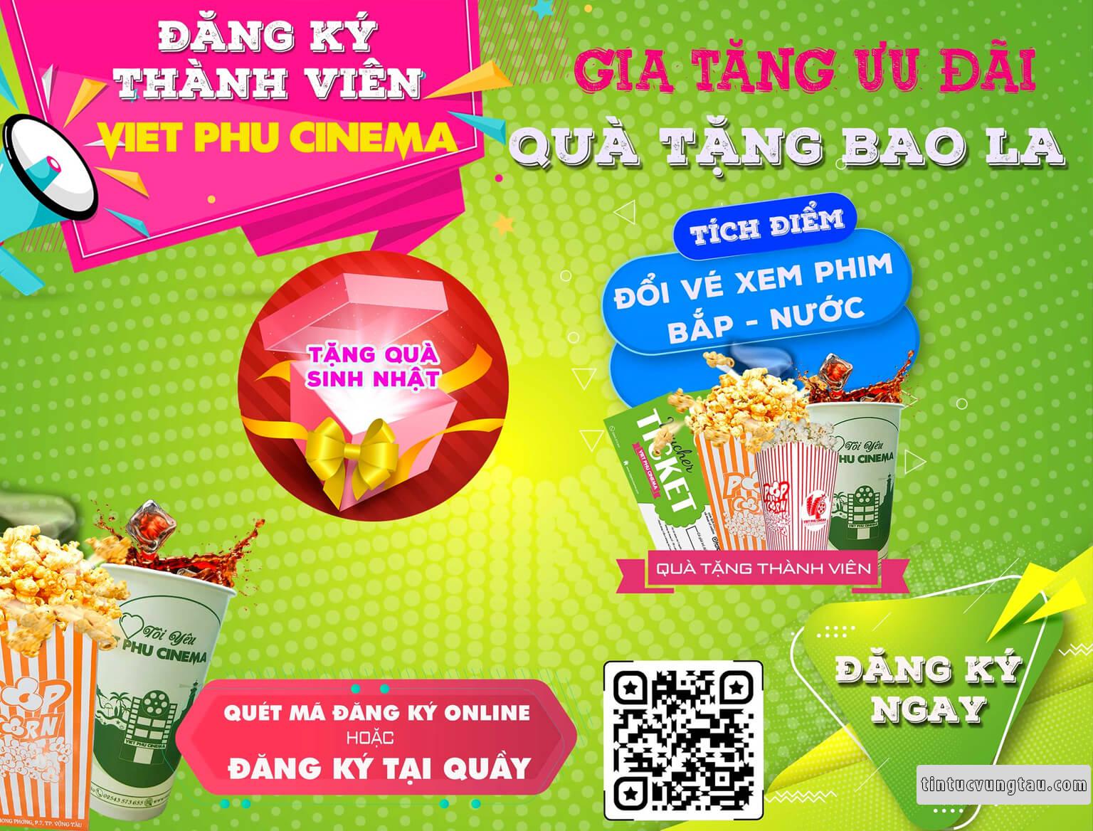 Lịch Chiếu Phim tại Việt Phú Cinema Vũng Tàu