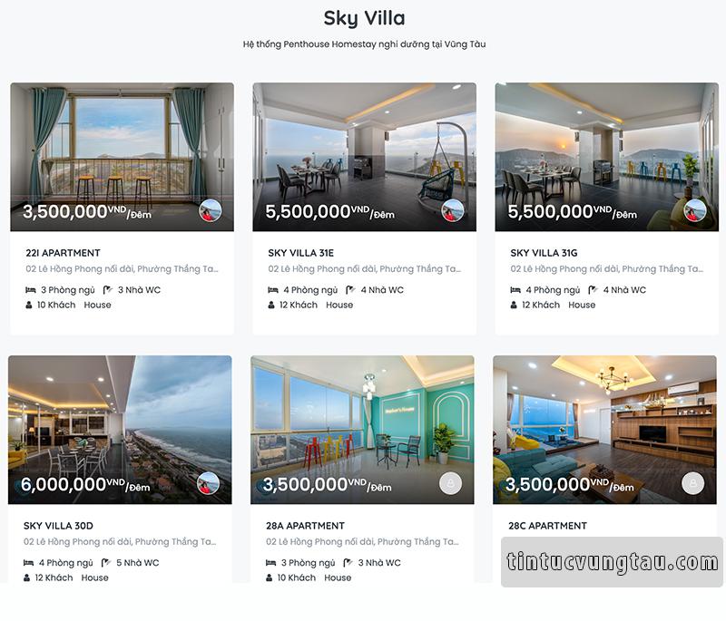 sky villa Vũng Tàu