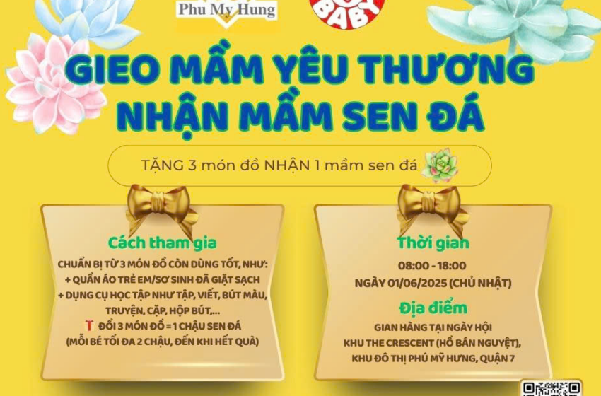  Ngày hội Phú Mỹ Hưng hướng về trẻ em lần 14: Cùng bé gieo mầm yêu thương