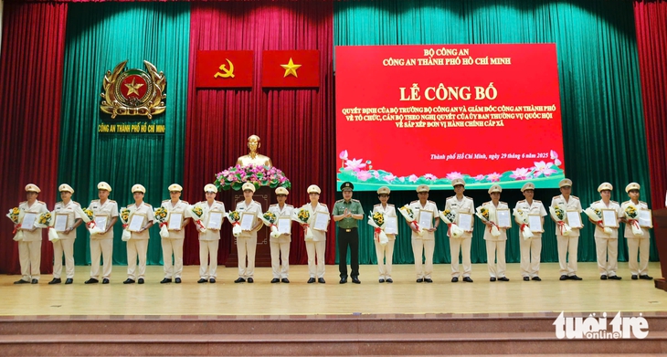 Sau sáp nhập, Công an TP.HCM có 213 đầu mối
