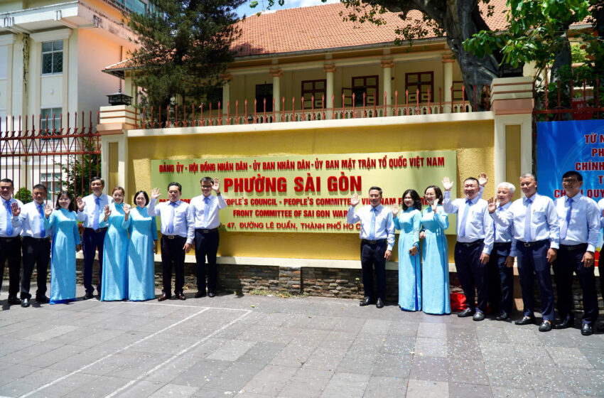  Hình ảnh nhân sự nhiều phường tại TP HCM và những cam kết từ lãnh đạo